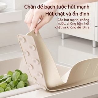 Tấm chắn nước Babyboom Tấm Silicon Chắn Chống Bắn Nước Và Dầu Mỡ Dành Cho Bồn Rửa Chén Nhà Bếp