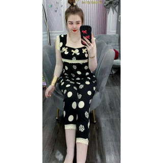  Đồ Bộ 9 Tấc Tay Tiên Vải Lụa Mango Size Từ 40-73 Kí 