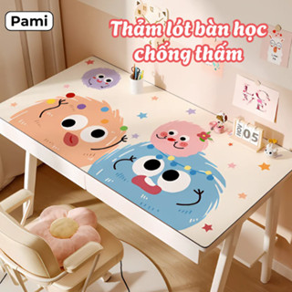  Tấm Lót Bàn Học Da PU Chống Nước Bám Bẩn TRENDY Họa Tiết Dễ Thương Khăn Trải Bàn Thảm Trải Bàn Học Sinh Bàn Trà 