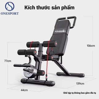 Ghế Tập Gym KingBox 187N Đa Năng Đá Chân Điều Chỉnh 9 cấp độ - OneSport