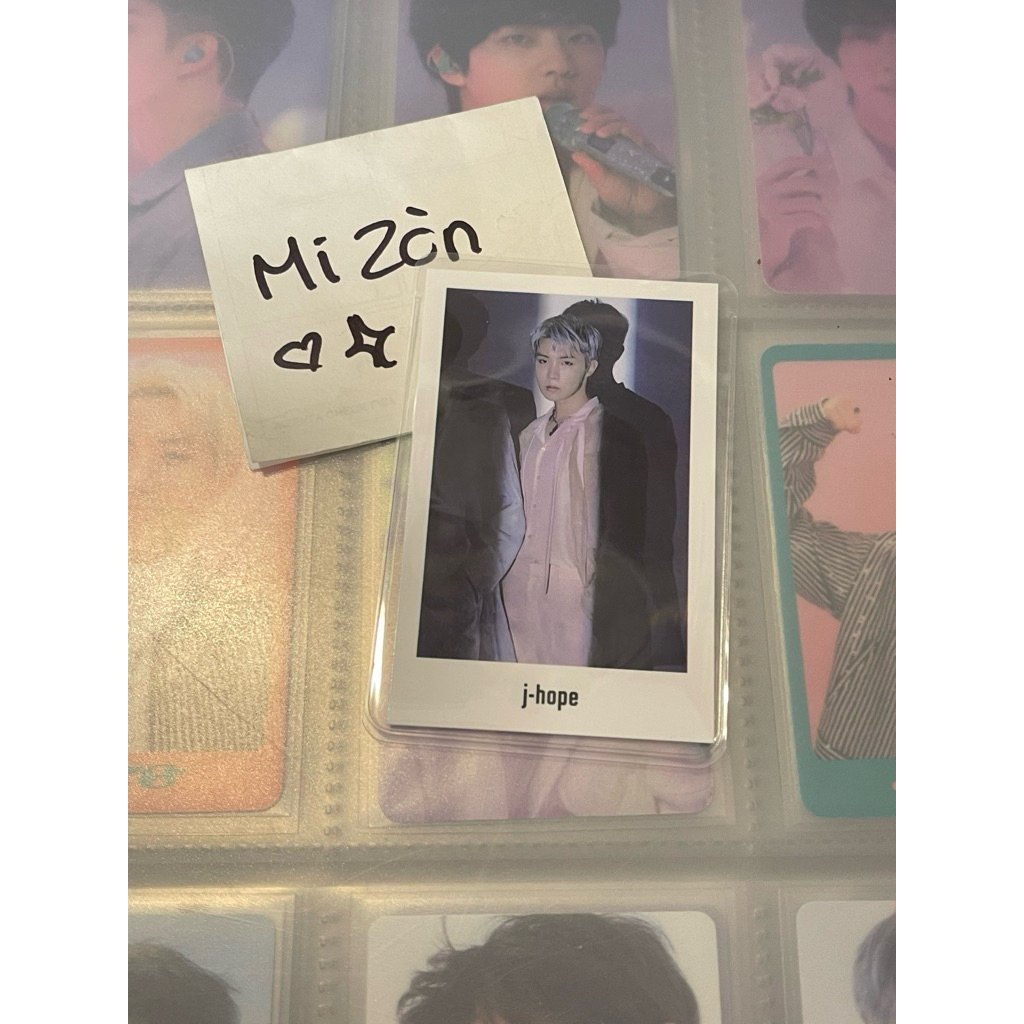 Pola Card j-hope Exhibition Luckydraw Proof BTS ( hiếm )