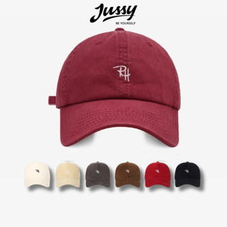  Jussy Official Mũ nón lưỡi trai nam nữ RH thêu chữ basic cá tính chất Cotton ôm đầu nón kết Unisex Vibe Hàn Quốc 