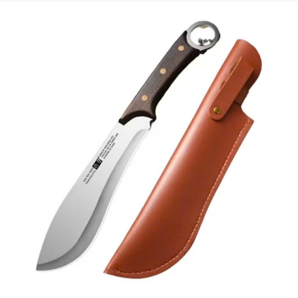 Dao Chặt Xương Dao Chặt Gà Vịt Chặt Dừa Đa Năng Dài 34cm Cán Gô Đầm Chắc Tay Lưỡi Thép Xịn Không Gỉ