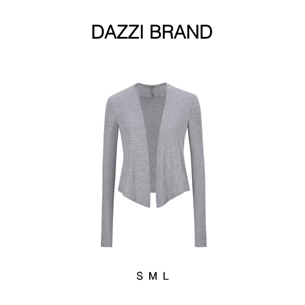 [MỞ BÁN] Áo khoác Cardigan dáng dài tà xéo chất cotton mịn DAZZI K03 | BigBuy360 - bigbuy360.vn