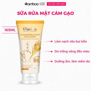 Sữa rửa mặt cám gạo BAMBOO làm sạch sâu, sáng da, mờ thâm, dịu nhẹ, phù hợp da nhạy cảm da xỉn màu