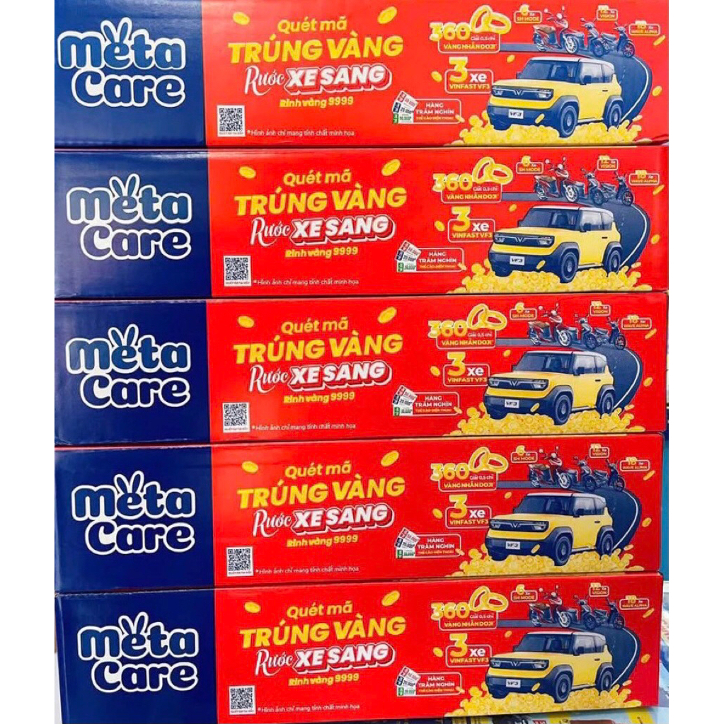 Thùng Sữa Bột Pha Sẵn Nutricare Metacare Xanh Hộp  tăng cân khoẻ mạnh