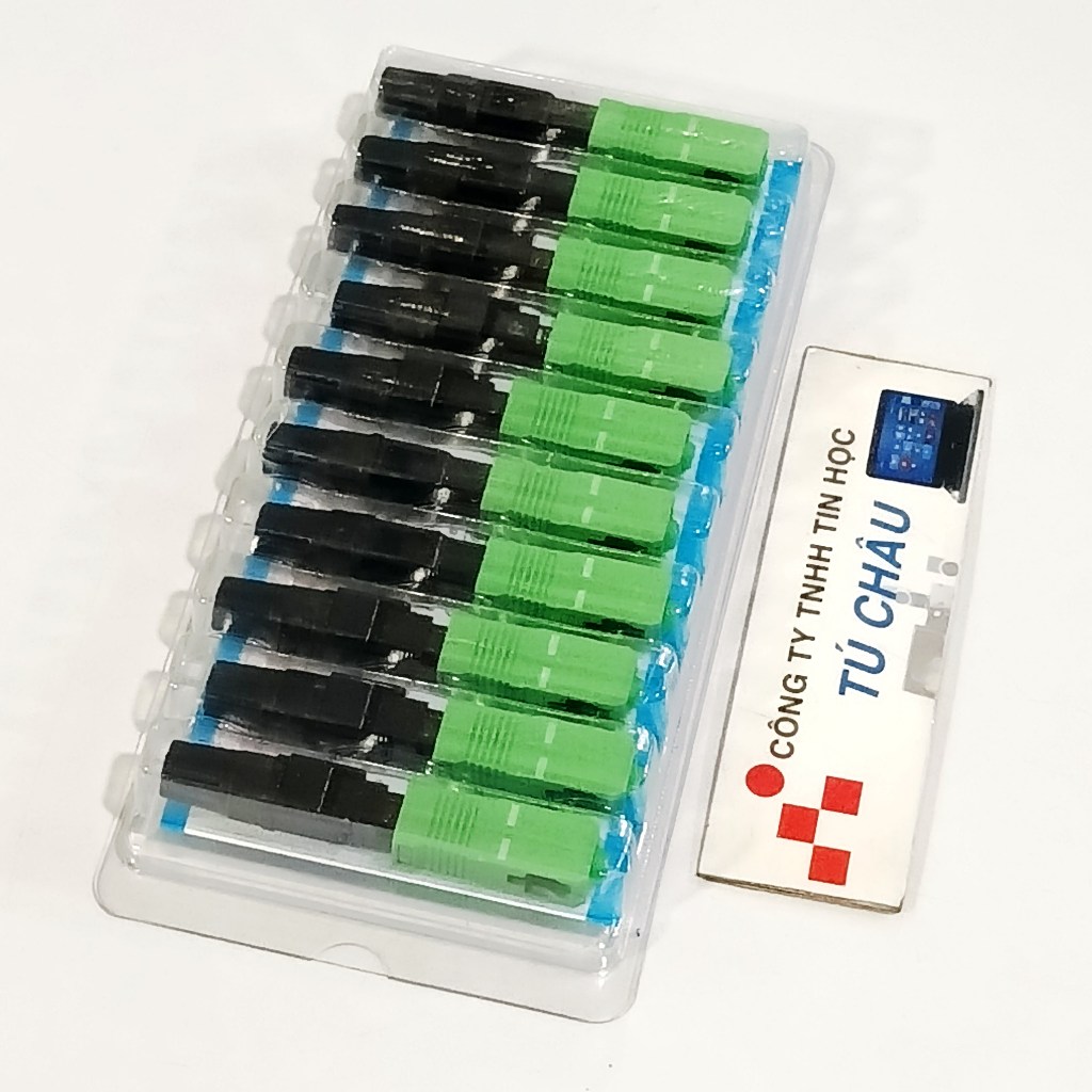 Đầu quang mạng SC / APC Xanh lá (Fast Connector Fiber optic - Rệp quang mạng APC)