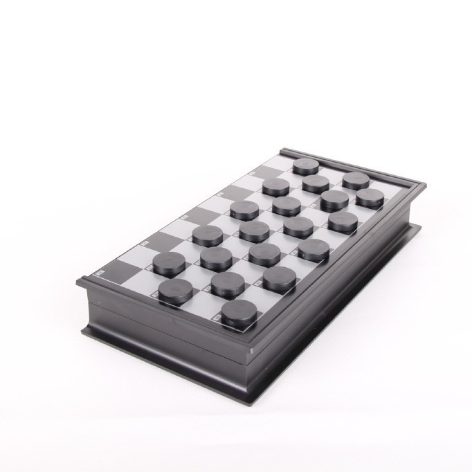 Bộ Đồ chơi Cờ Checkers Nam Châm (Cờ Đam) quân cờ đen trắng