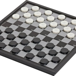 Bộ Đồ chơi Cờ Checkers Nam Châm (Cờ Đam) quân cờ đen trắng