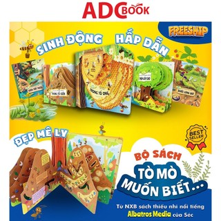  Bộ Sách Cho Bé - Tò Mò Muốn Biết - Sách khoa học tương tác phát triển trí sáng tạo cho trẻ từ 3 - 8 tuổi  10 Cuốn  