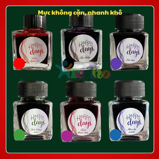 Mực bơm bút máy happyday - phù hợp với bút mực
