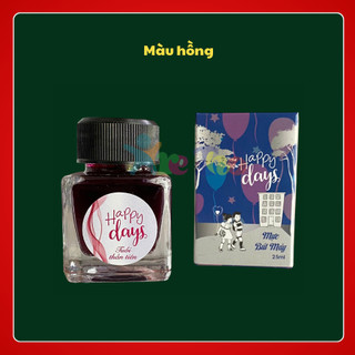 Mực bơm bút máy happyday - phù hợp với bút mực