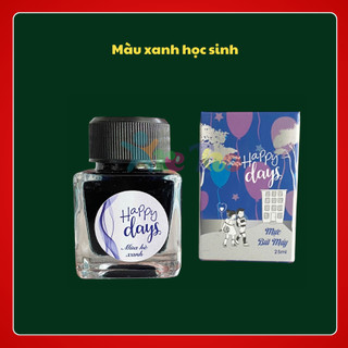 Mực bơm bút máy happyday - phù hợp với bút mực