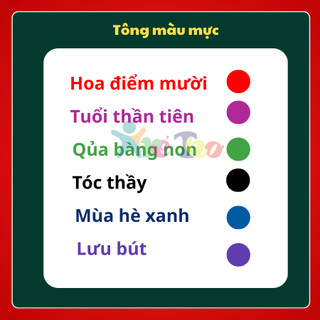 Mực bơm bút máy happyday - phù hợp với bút mực