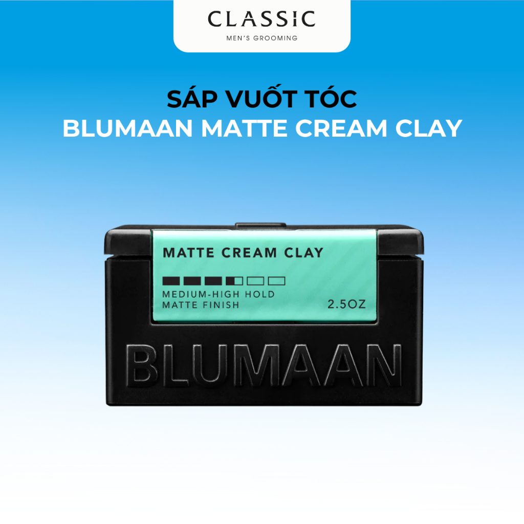Sáp Vuốt Tóc Blumaan Matte Cream Clay 71g