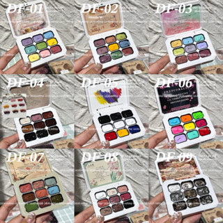 [TỔNG HỢP] Set gel 9 ô dặm ombre, thạch cao, nhũ, ngũ cốc Frescobaldi Qingyou Mocmaki laLinh