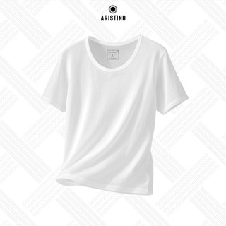  Áo thun nam áo lót trong nam ARISTINO dáng basic chất liệu 100% cotton mềm mại thân thiện với da 