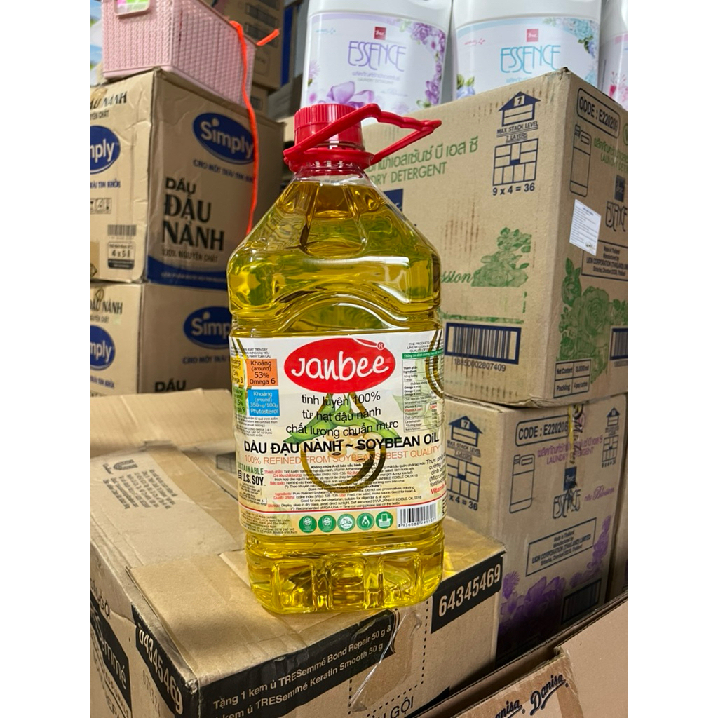 Dầu ăn đậu nành Janbee 5 lít