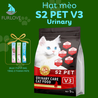 [URINARY] Thức ăn hạt cho mèo V3 tốt cho thận, hỗ trợ tiêu hoá, siêu topping - Furiendsvn