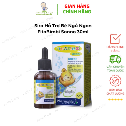 Siro Hỗ Trợ Bé Ngủ Ngon FitoBimbi Sonno 30ml