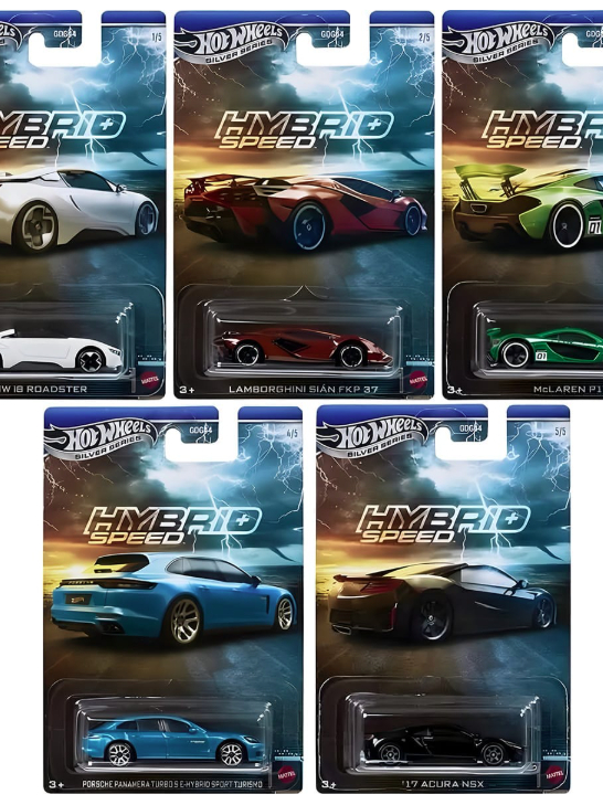 [Có sẵn] Hot Wheels Silver Series – Xe Đúc Tỉ Lệ 1:64 - Lamborghini, Maclaren, BMW, ACURA, PORSCHE