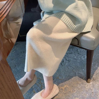    ORDER- KHÔNG CÓ SẴN  Chân Váy Len Dáng Dài Ống Thẳng Mùa Thu Đông Ngọt Ngào 