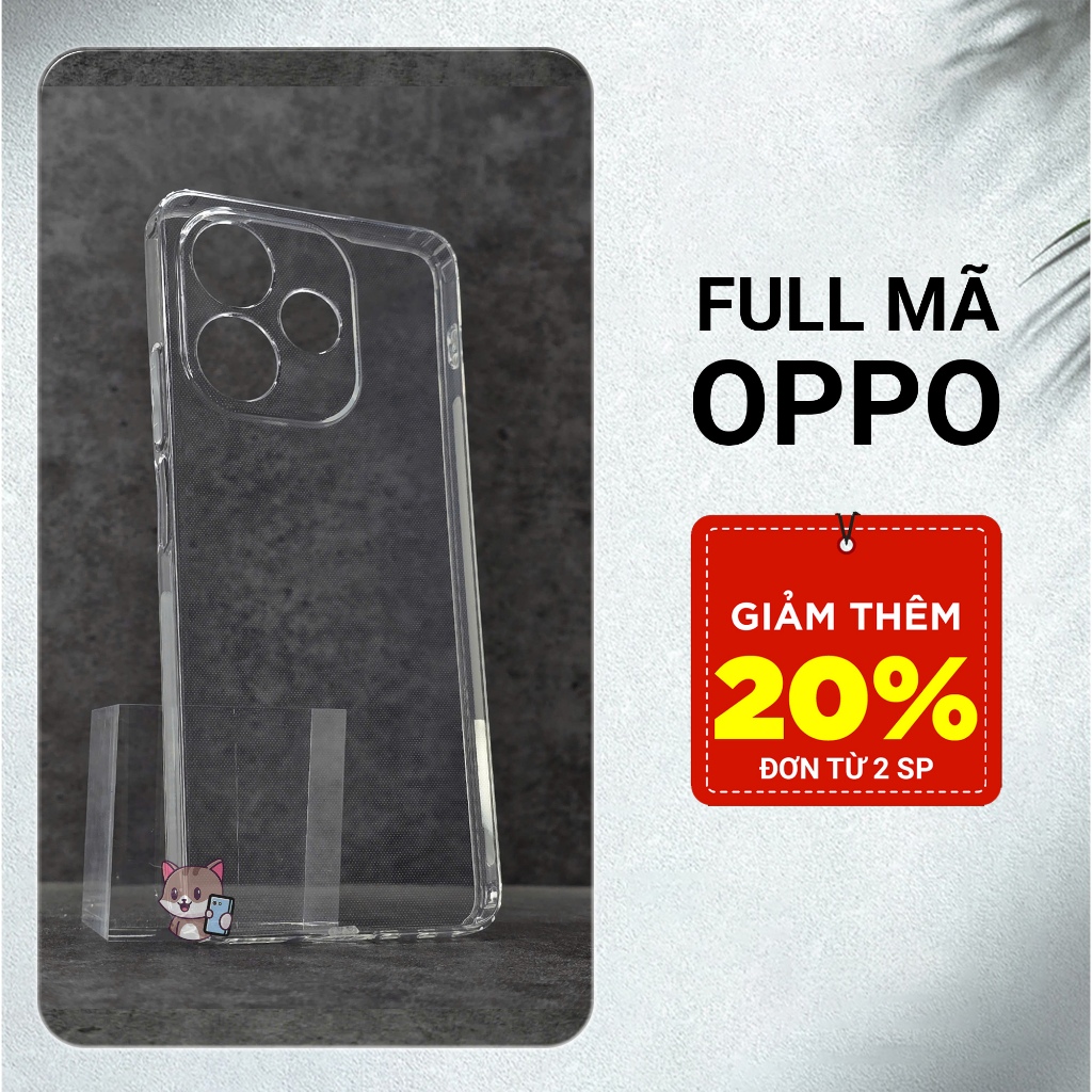 Ốp Chống Trượt Oppo Reno 15, A5x, Find X9, A3x A15,A54,A57,A5S,F9,A3S,A55,A53,A12,A58,A31,F11,A16k,A