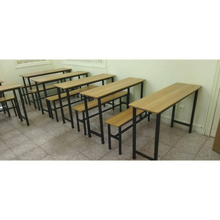 [FREESHIP]Bàn học sinh khung U lắp rap tiện lợi,được làm bằng sắt phun sơn tích điện chống rỉ mặt gỗ MDF