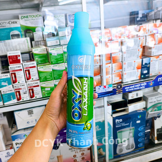 Bình oxy mini cầm tay lá xanh chất lượng tinh khiết 99% [Chính hãng]