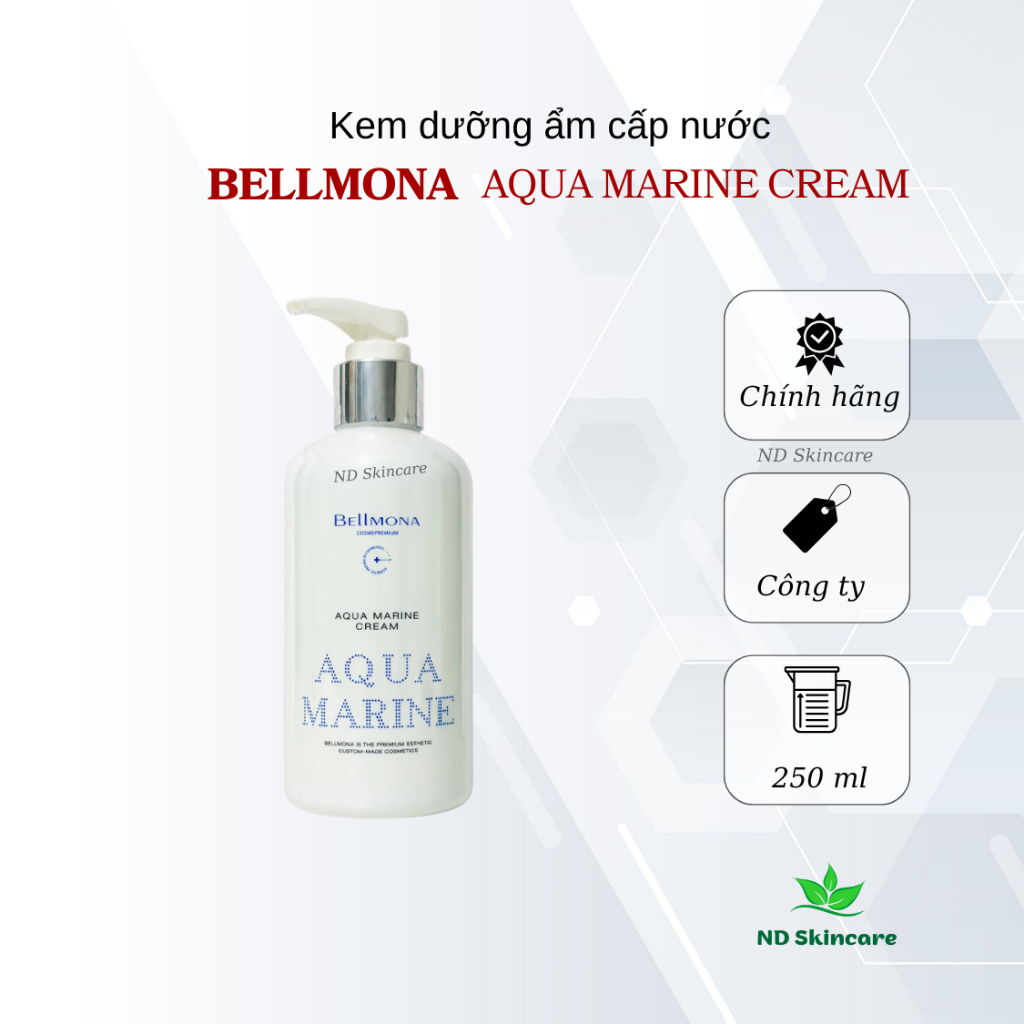 Kem dưỡng ẩm cấp nước Bellmona Aqua Marine Cream