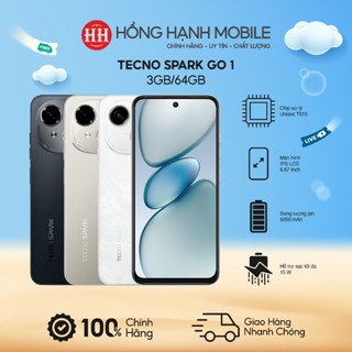 Điện Thoại Tecno Spark Go 1 3GB/64GB - Hàng Chính Hãng