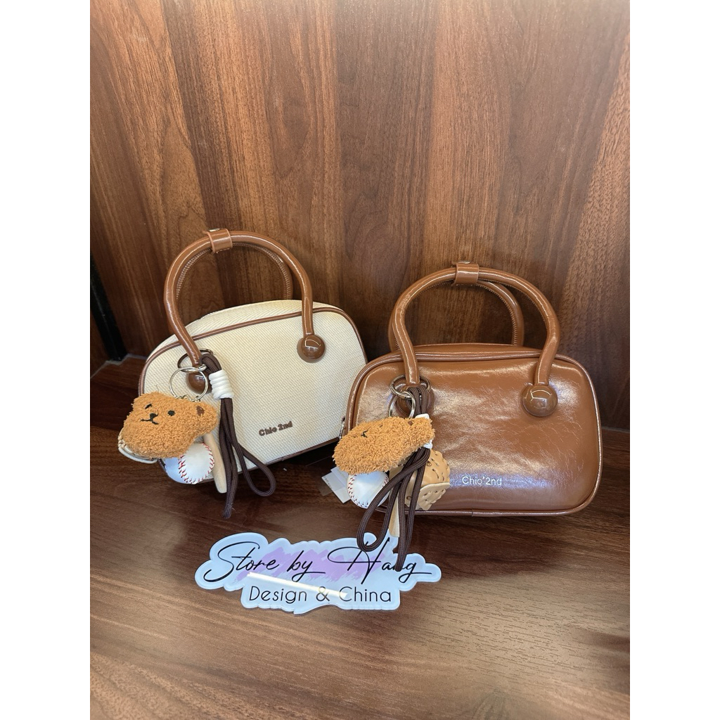 [LOẠI 1 ẢNH SHOP CHỤP] Túi CHIOOOO 2ND Size 22cm Tặng Kèm Charm Gấu Bóng Chày