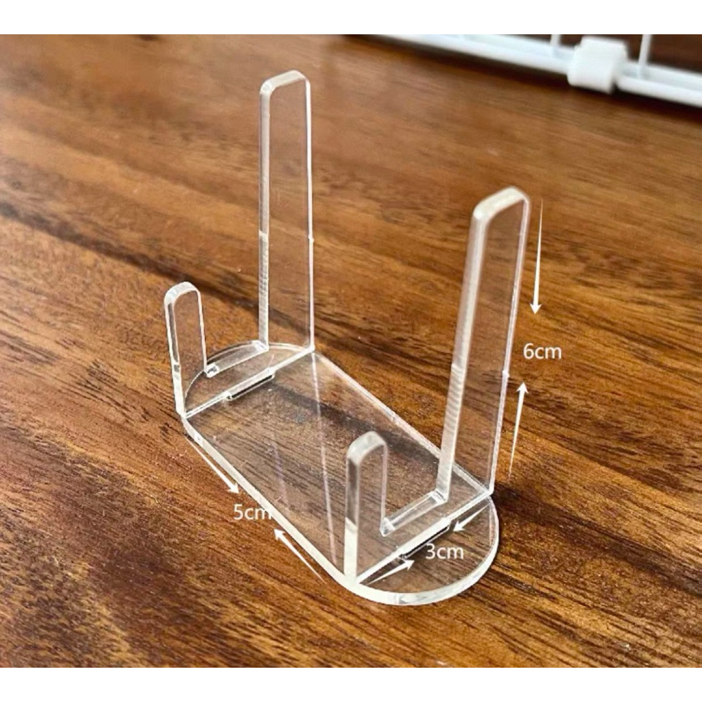 Đế trong suốt đỡ card có seal