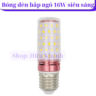  Bóng đèn LED siêu sáng hình bắp ngô đui xoáy E27 16W ánh sáng trắng vàng - HK0032 