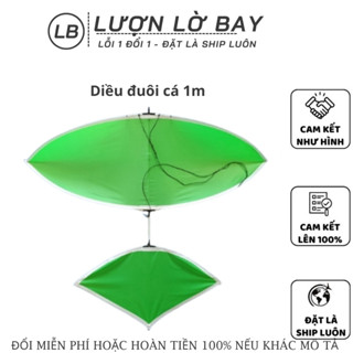 Diều sáo đại trà Chính Mỹ Song Vân đuôi cá lắp ghép 1m25 1m7 32m5 3m5 4m5 Mã sp123 -Lượn lờ bay