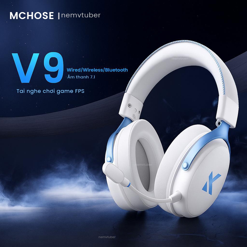 [NEW-BH12T] Tai nghe Mchose V9 Pro - Tai nghe Wired/Wireless/Bluetooth - Âm thanh 7.1