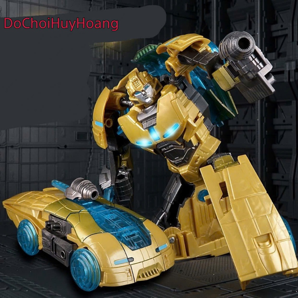 Mô hình robot Bumblebee biến đổi thành xe oto Jk9