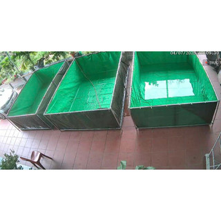 Bể bạt 3x2x0,5 - nuôi ốc cá ếch lươn tôm cua baba... làm bể bơi cho bé