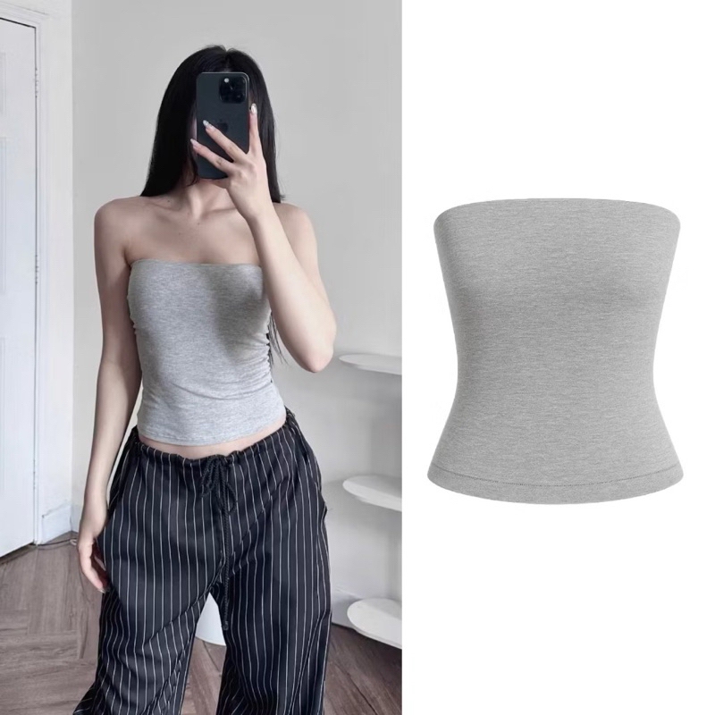 Y1717 [𝐘𝐔𝐌𝐈 ] Áo Ống Trơn Basic Ôm Body Nhiều Màu Chất Liệu Cotton Mỏng Mát YUMI BÁN | BigBuy360 - bigbuy360.vn