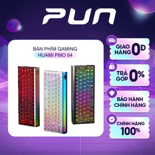 Bàn Phím Cơ HUAMI PMO 64 – Switch Gateron Magnetic, RGB 16 Triệu Màu, IP68, Vỏ Nhôm CNC Anode