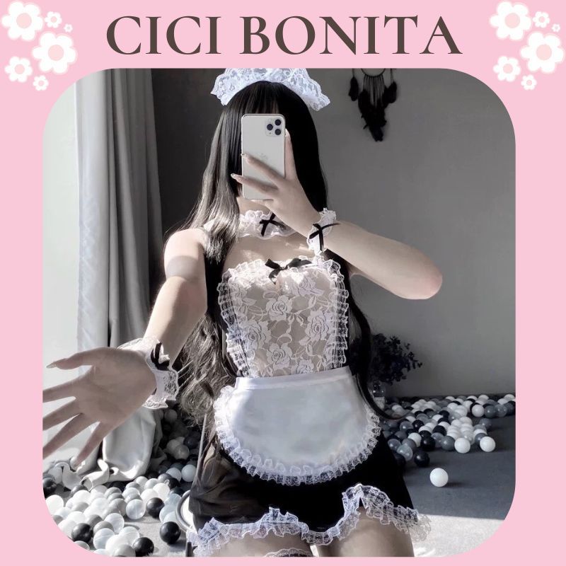 Cosplay cô hầu gái Nhật Bản sexy đồ ngủ quyến rũ CICI BONITA CP01 | BigBuy360 - bigbuy360.vn