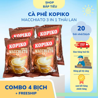 combo 4 bịch cà phê kopiko thái lan 400g chuẩn nội địa Thái