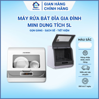 Máy Rửa, Khử Trùng Bát Đũa 5L, Máy Rửa Bát Mini Đa Năng Công Nghệ Nhật Bản 360°C, Sấy Nhiệt Độ Cao, Rửa Rau Củ Quả KO011