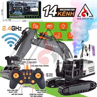  Xe Máy Cẩu Điều Khiển 2.4GHz Hợp Kim Màu Trắng Lớn 14 Phun Sương Kèm Pin và Hộp Quà – Quà Tặng Tuyệt Vời Cho Trẻ Em 