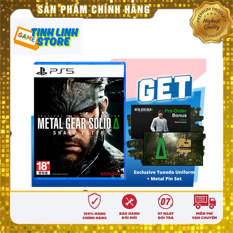 Đĩa Game PS5 METAL GEAR SOLID Δ: SNAKE EATER TACTICAL ED