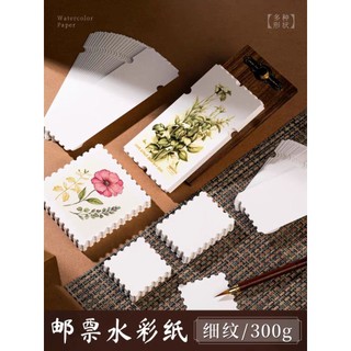 [Potentate] Giấy vẽ tranh màu nước hình tem