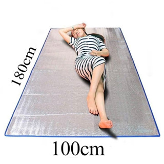 Chiếu ngủ văn phòng buổi trưa ,Tấm thảm trải lót bạc gấp gọn cách nhiệt đơn đôi loại lớn 100x180cm
