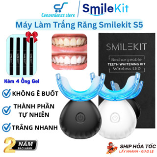  Máy Làm Trắng Răng SMILEKIT S5 Không Ê Buốt Chắc Khỏe Hiệu Quả Rõ Rệt Sau 3 Lần Sử Dụng - Chính Hãng 