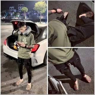 Quần Jogger Siêu Cấp 666 Hoạ Tiết Khoá Túi Hộp Ống Côn Chất Liệu Umi Dày Dặn Phong Cách Thời Trang Nam