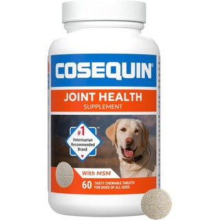 Viên Nhai Hỗ Trợ Xương Khớp, Tái Tạo Sụn Cho Chó Mèo Nutramax Cosequin với MSM